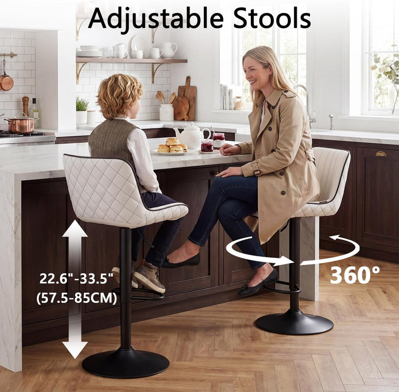 Bar Stools Counter Height Barstools (Set of 2)