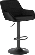 Bar Stools Height Adjustable Swivel Barstools (Set of 2)