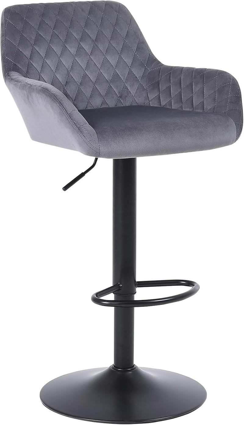 Bar Stools Height Adjustable Swivel Barstools (Set of 2)