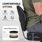 Bar Stools Faux Leather Breakfast (Set of 3)