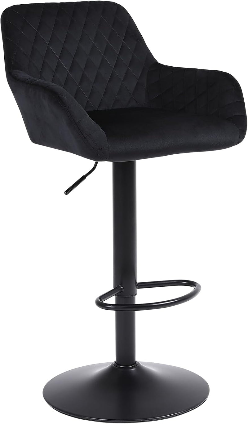 Bar Stools Height Adjustable Swivel Barstools (Set of 2)