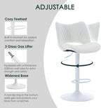 Bar Stools Modern Breakfast Barstools with Open Backrest (Set of 2)