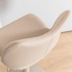 Bar Stools Modern Breakfast Barstools with Open Backrest (Set of 2)