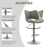 Bar Stools Modern Breakfast Barstools with Open Backrest (Set of 2)