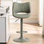 Bar Stools Modern Breakfast Barstools with Open Backrest (Set of 2)
