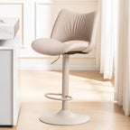 Bar Stools Modern Breakfast Barstools with Open Backrest (Set of 2)