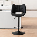 Bar Stools Modern Breakfast Barstools with Open Backrest (Set of 2)