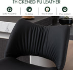 Bar Stools Modern Breakfast Barstools with Open Backrest (Set of 2)