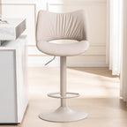 Bar Stools Modern Breakfast Barstools with Open Backrest (Set of 2)