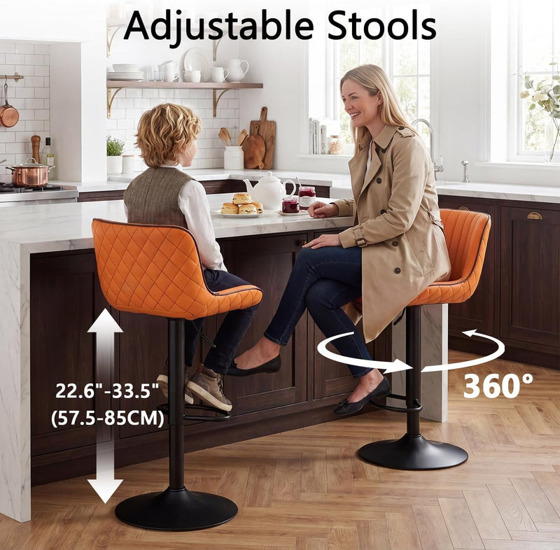 Bar Stools Modern Counter Height Barstool (Set of 2)