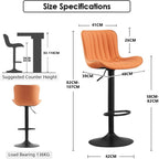 Bar Stools Modern Kitchen (Set of 2)