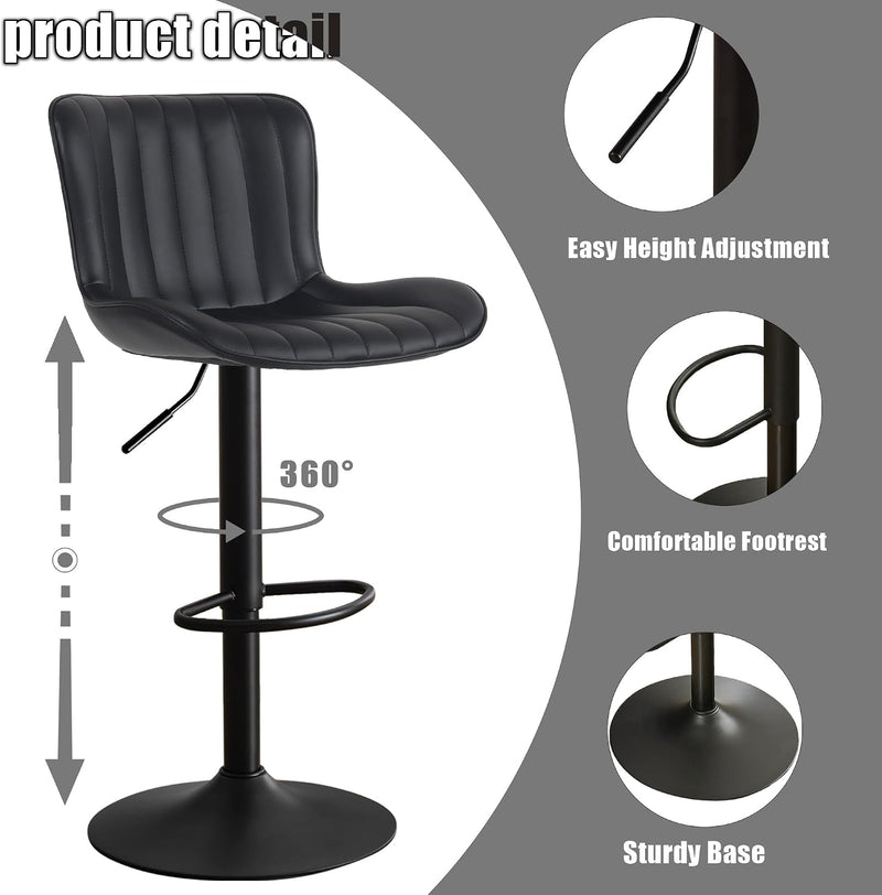Bar Stools Modern Kitchen (Set of 2)