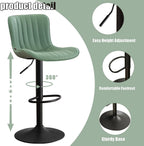 Bar Stools Modern Kitchen (Set of 2)
