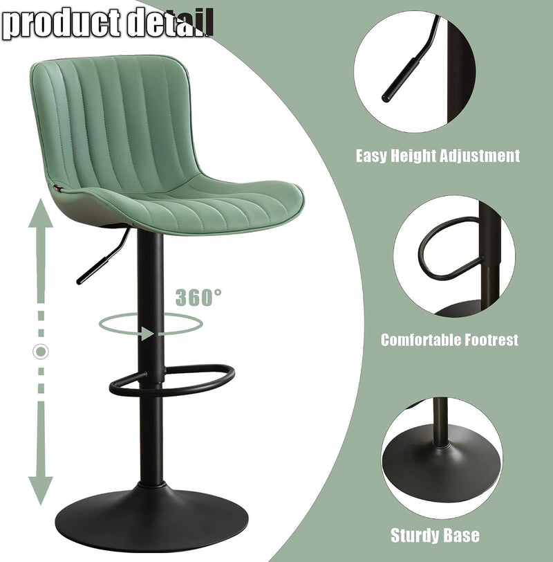 Bar Stools Modern Kitchen (Set of 2)