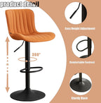 Bar Stools Modern Kitchen (Set of 2)