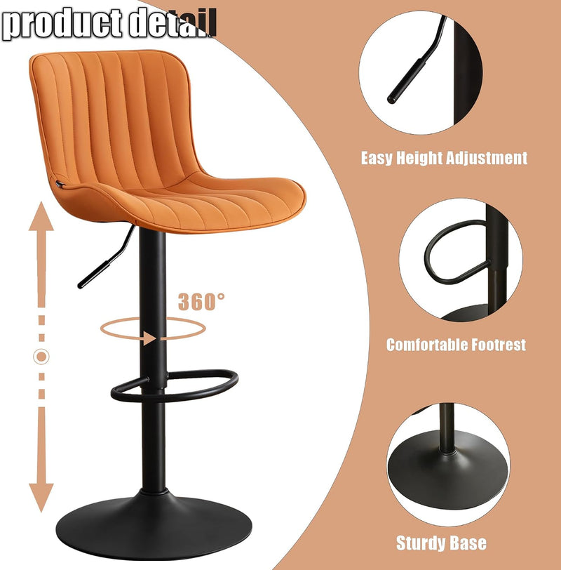 Bar Stools Modern Kitchen (Set of 2)