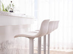 Bar Stools Modern PU Leather Counter Height Barstools (Set of 2)