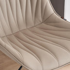 Bar Stools Modern Upholstered Faux Leather Barstools (Set of 2)