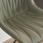 Bar Stools Modern Upholstered Faux Leather Barstools (Set of 2)