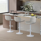 Bar Stools PU Leather Counter Height Barstools (Set of 2)