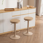 Bar Stools Solid Wood Counter Height Barstools Vintage (Set of 2)