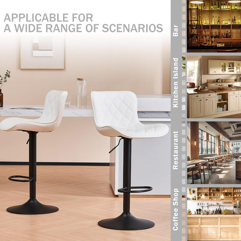 Bar Stools Modern Kitchen (Set of 2)