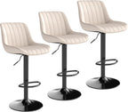 Bar Stools Swivel Counter Height Barstools with Back (Set of 4)