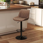 Bar Stools Swivel Counter Height Barstools with Back (Set of 4)