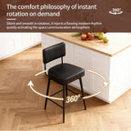 Bar Stools Swivel Breakfast Barstools Kitchen Island Counter (Set of 2)