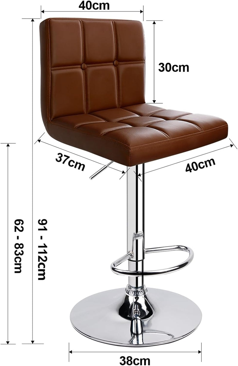 Bar Stools Swivel Chair Kitchen Breakfast Counter