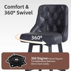 Bar Stools Waterproof PU Leather (Set of 2)