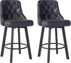 Bar Stools Waterproof PU Leather (Set of 2)