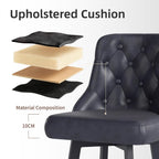 Bar Stools Waterproof PU Leather (Set of 2)