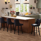 Bar Stools Waterproof PU Leather (Set of 2)
