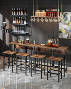 Bar Table with 2 Stools 100CM Folding