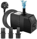 Barst Submersible Pump with Filter 1100L H 1.83m