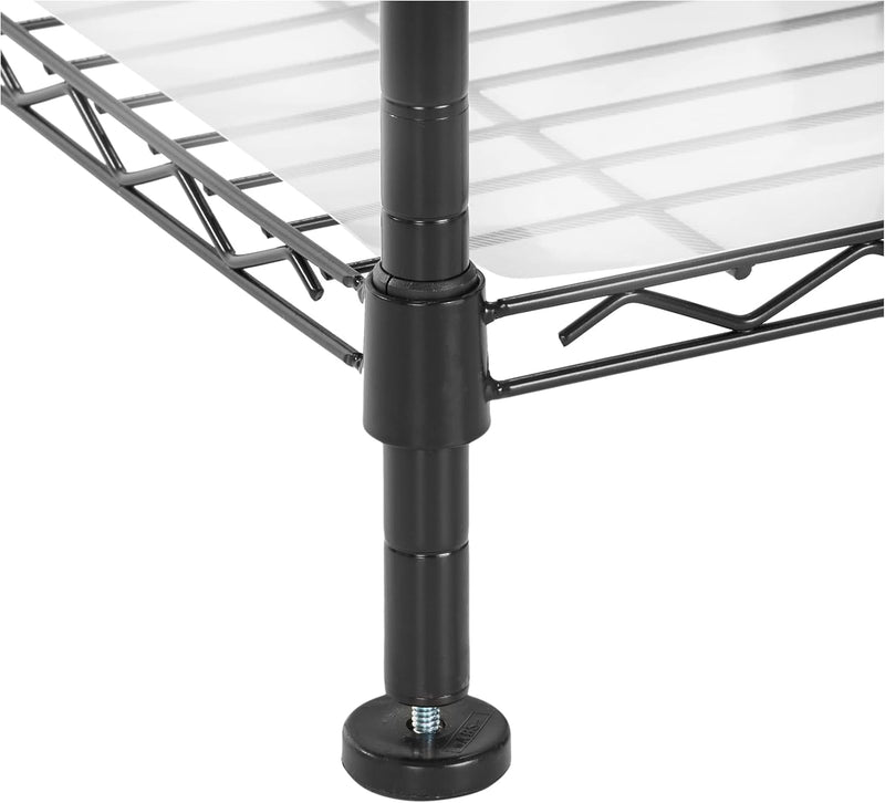 Expandable Wardrobe and Closet Organiser Rail with 10