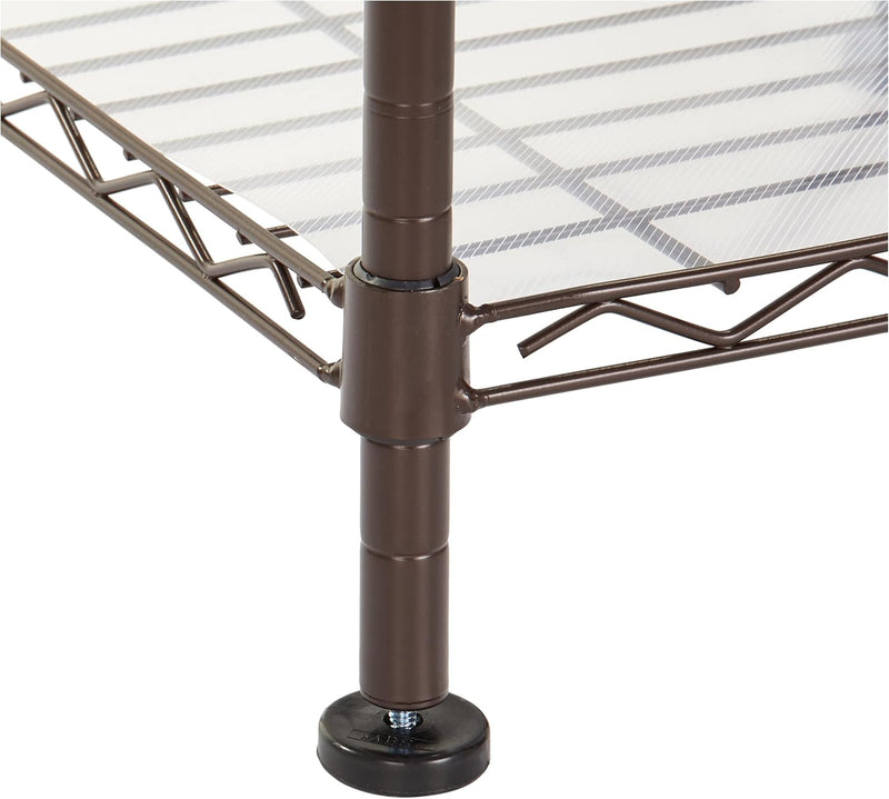 Expandable Wardrobe and Closet Organiser Rail with 10