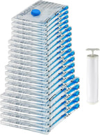 Basics Vacuum Compression Zipper Storage Bags with Airtight