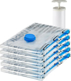 Basics Vacuum Compression Zipper Storage Bags with Airtight