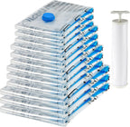Basics Vacuum Compression Zipper Storage Bags with Airtight