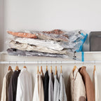 Basics Vacuum Compression Zipper Storage Bags with Airtight