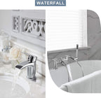 Basin and Bath Mixer Tap with Shower Attachment