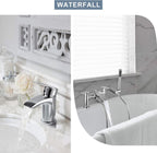 Basin and Bath Mixer Taps with Shower Attachment