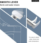 Basin and Bath Mixer Taps with Shower Attachment