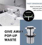 Basin and Bath Mixer Taps with Shower Attachment