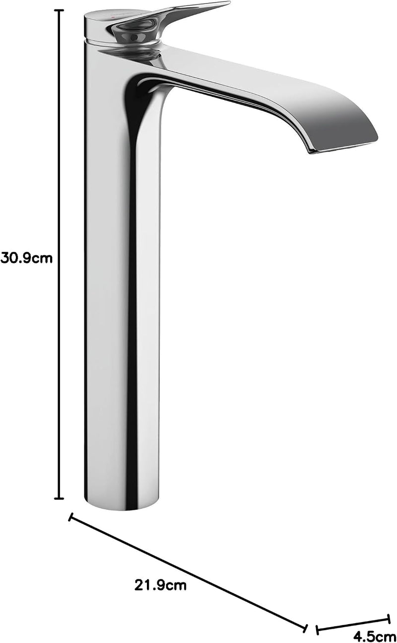 Basin Mixer Tap 110 Without Waste Set Chrome