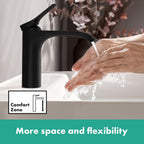 Basin Mixer Tap 110 Without Waste Set Chrome