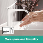 Basin Mixer Tap 110 Without Waste Set Chrome