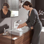 Basin Mixer Tap 110 Without Waste Set Chrome